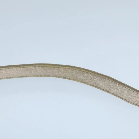 Salvatore Ferragamo Vala Shoulder Bag Leather Champagne Gold Auth 104964 - Picture 9 of 16